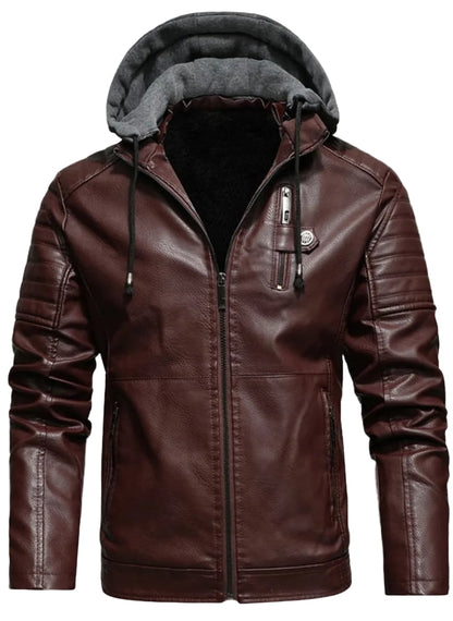 Men's Leather Jacket - Riga