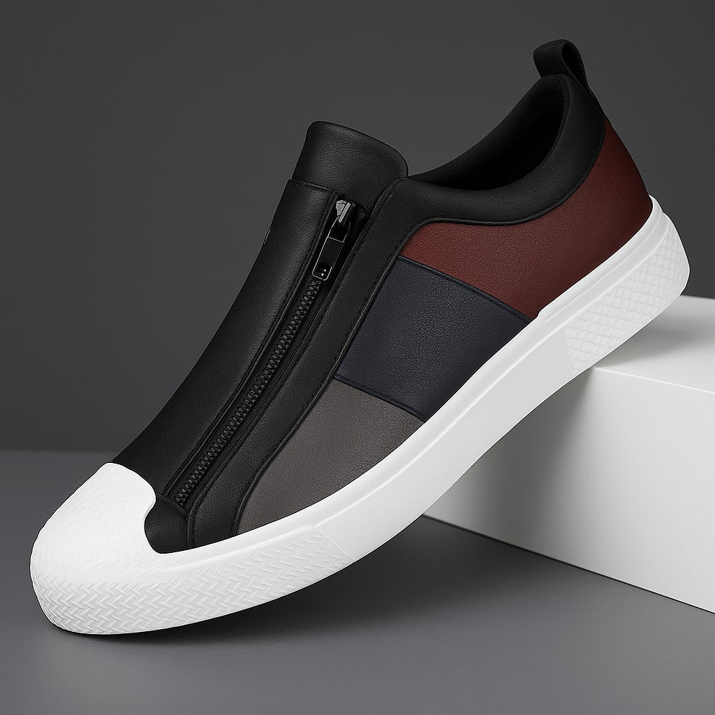Claude Monet Leather Sneakers