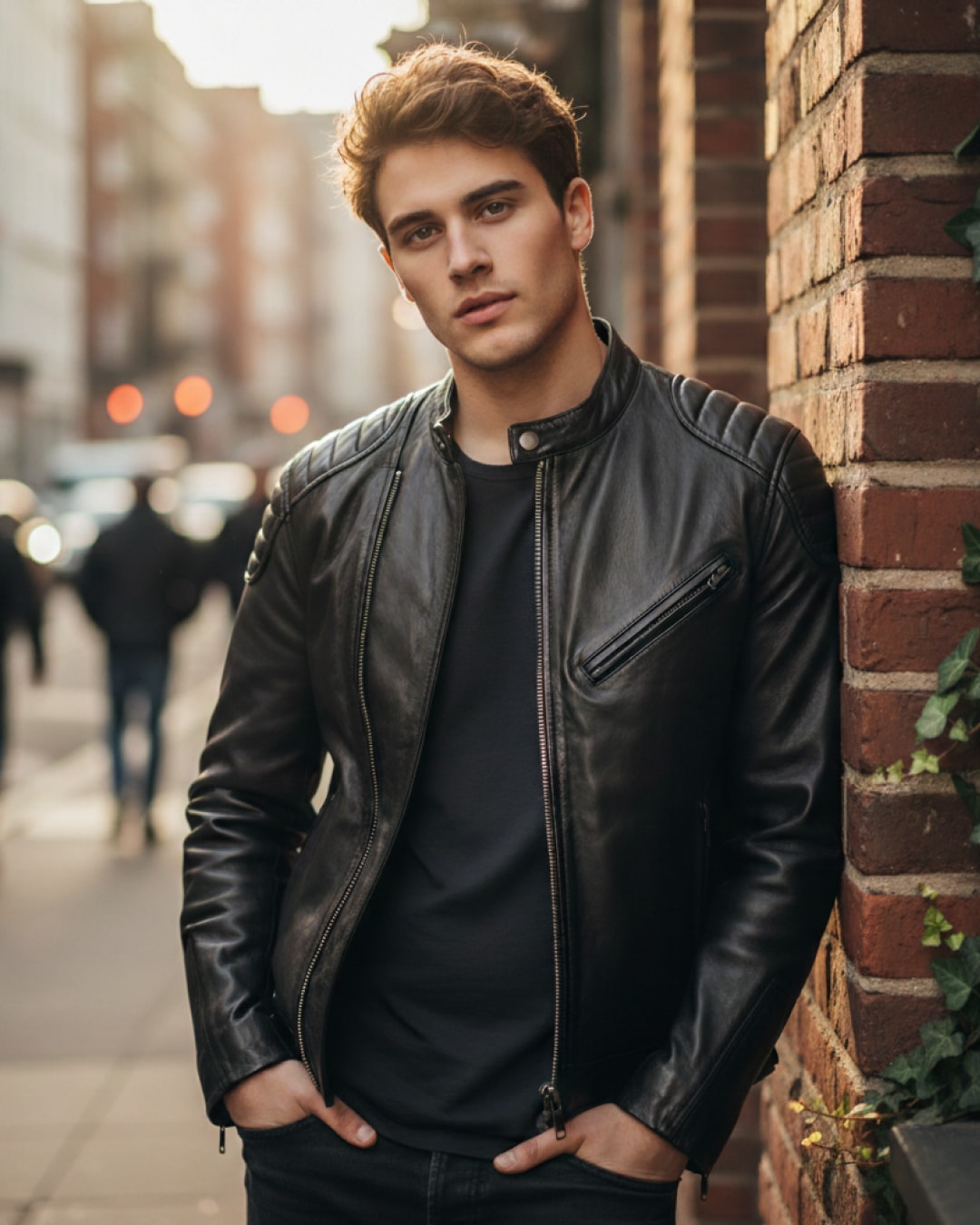 Men's Leather Jacket - Budapest
