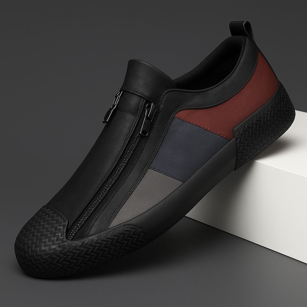 Claude Monet Leather Sneakers