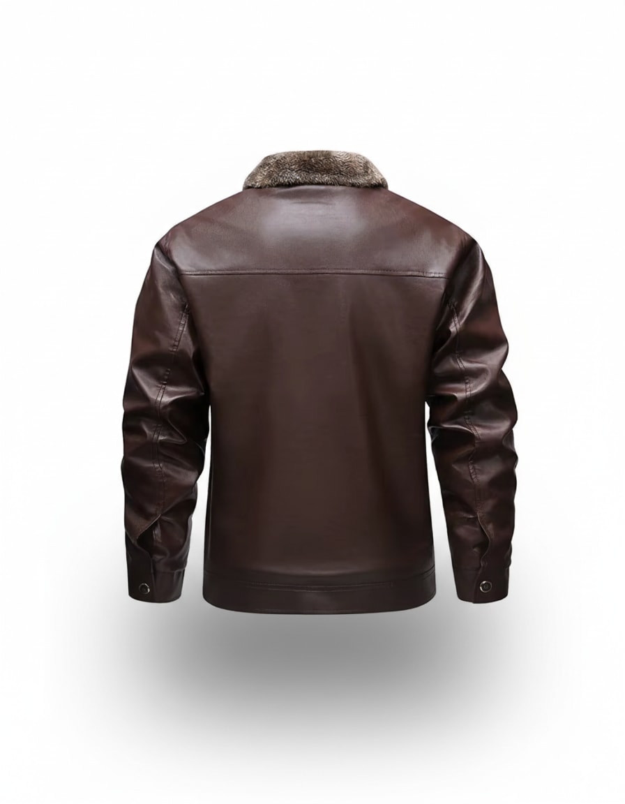 Men's Leather Jacket - Bergen