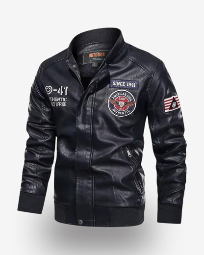 Men's Leather Jacket - Esrange