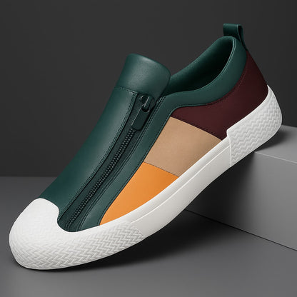 Claude Monet Leather Sneakers