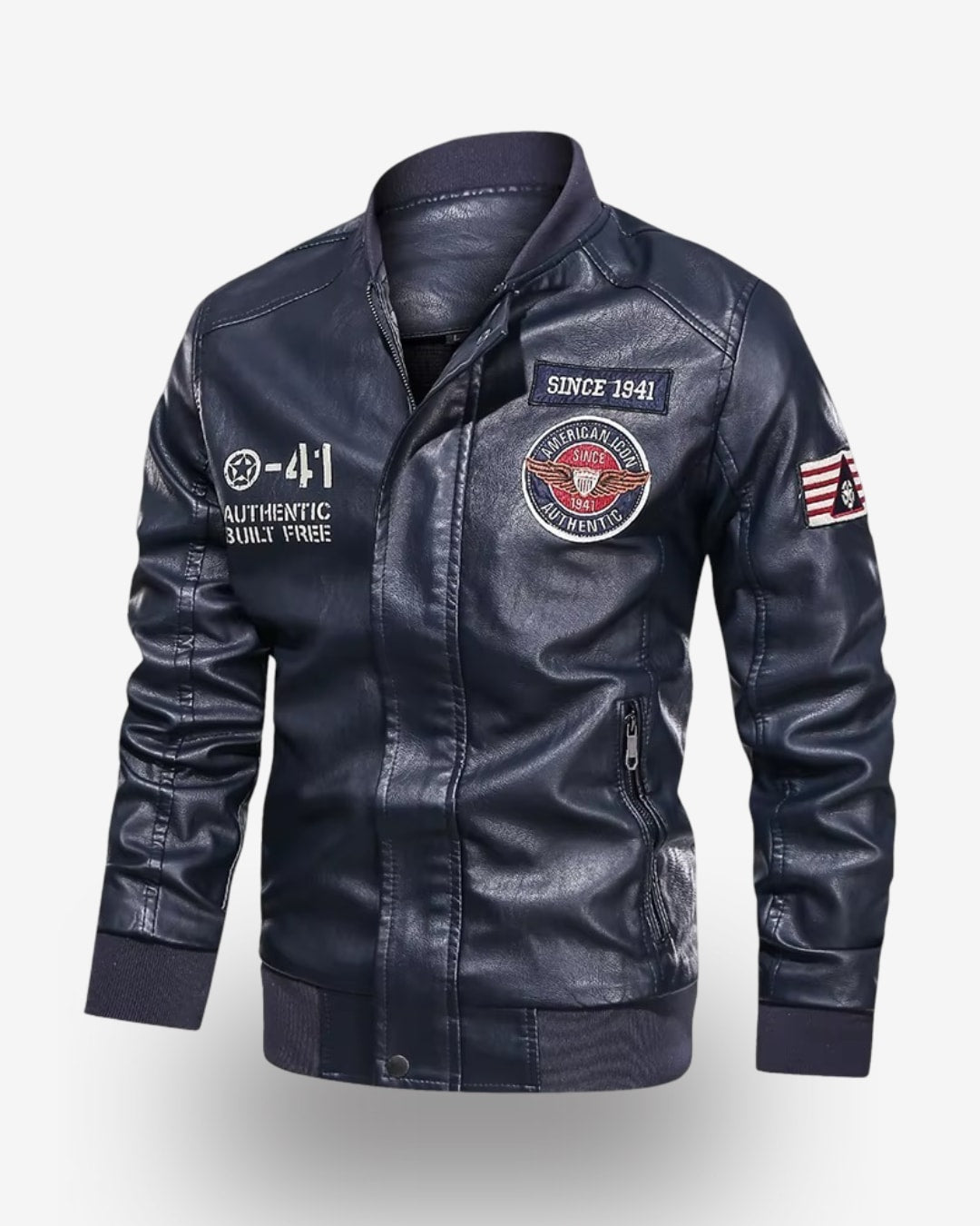 Men's Leather Jacket - Esrange